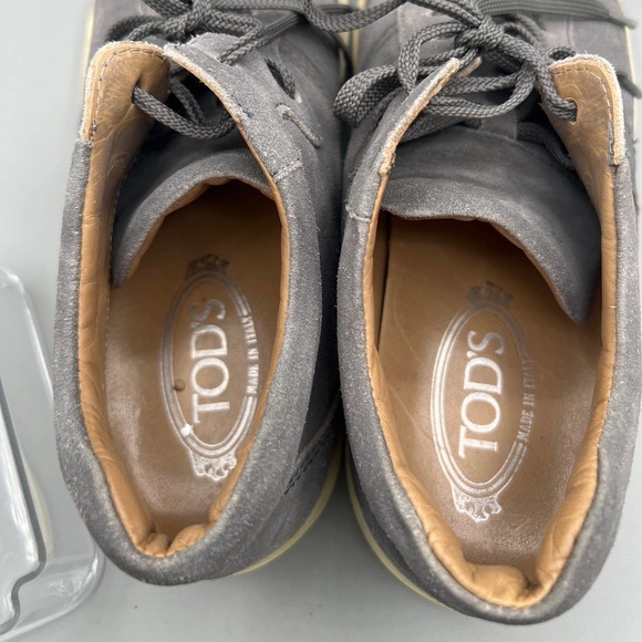 Tod’s Men's Suede-Leather Low-Top Sneakers sz 7.5 - Picture 7 of 7